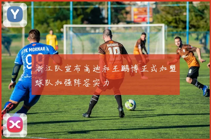 浙江队宣布高迪和王鹏博正式加盟球队加强阵容实力